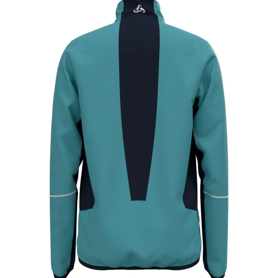 Giacca sci di fondo Odlo Engvik Junior Jkt Reef Waters Dark Sapphire