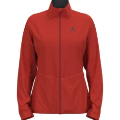 Giacca sci di fondo Odlo Markenes Wmn Jkt Living Coral Spiced Apple