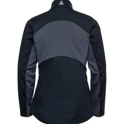 Giacca sci di fondo Odlo Markenes Wmn Jkt Dark Sapphire Reef Waters