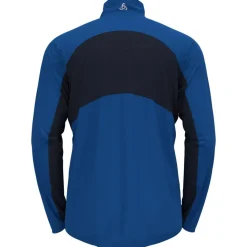 Giacca sci di fondo Odlo Markenes Jkt Nautical Blue/Dark Sapphire
