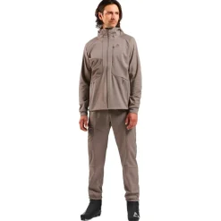 Giacca sci di fondo Odlo Zeroweight Windproof X Warm Jkt Cinder