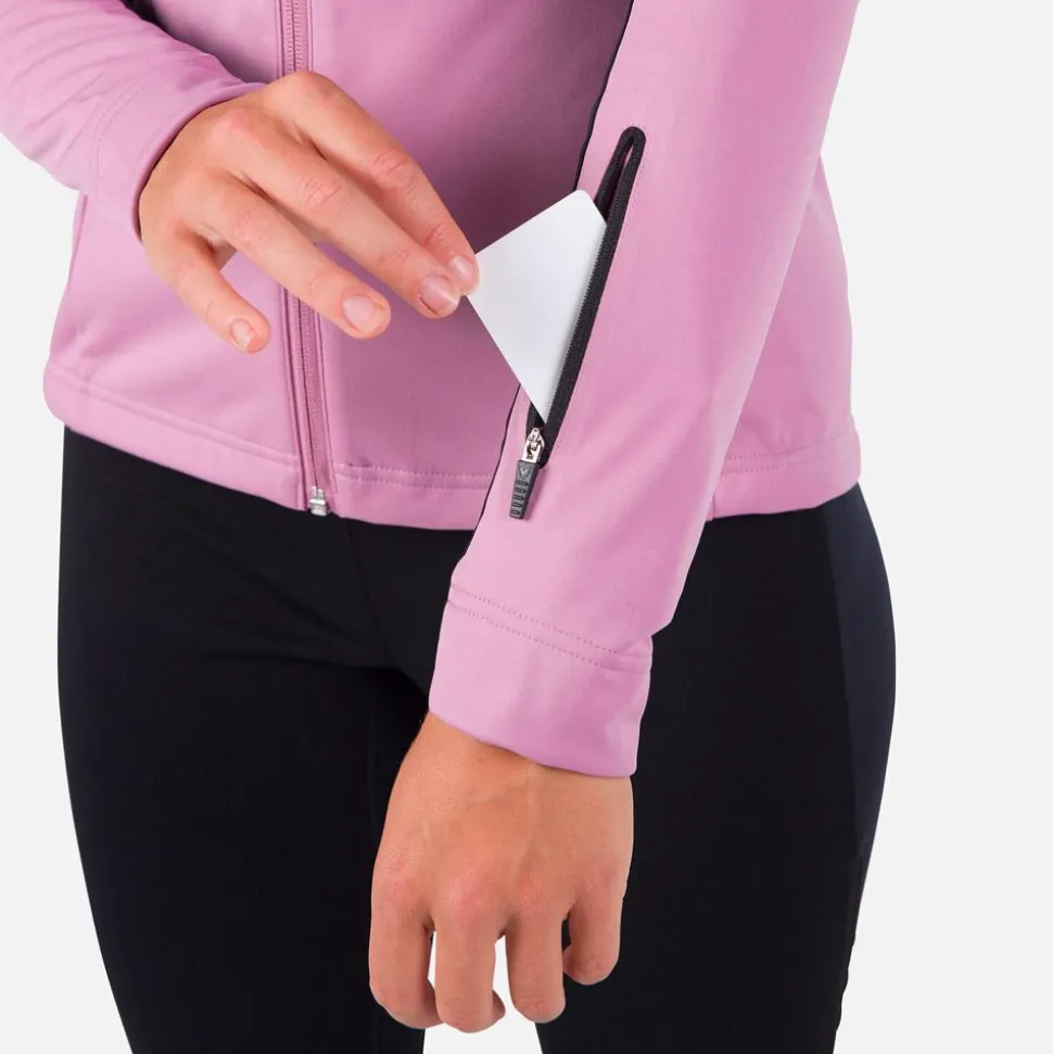 Giacca sci di fondo Rossignol W Genetys Jkt Moonlite Mauve