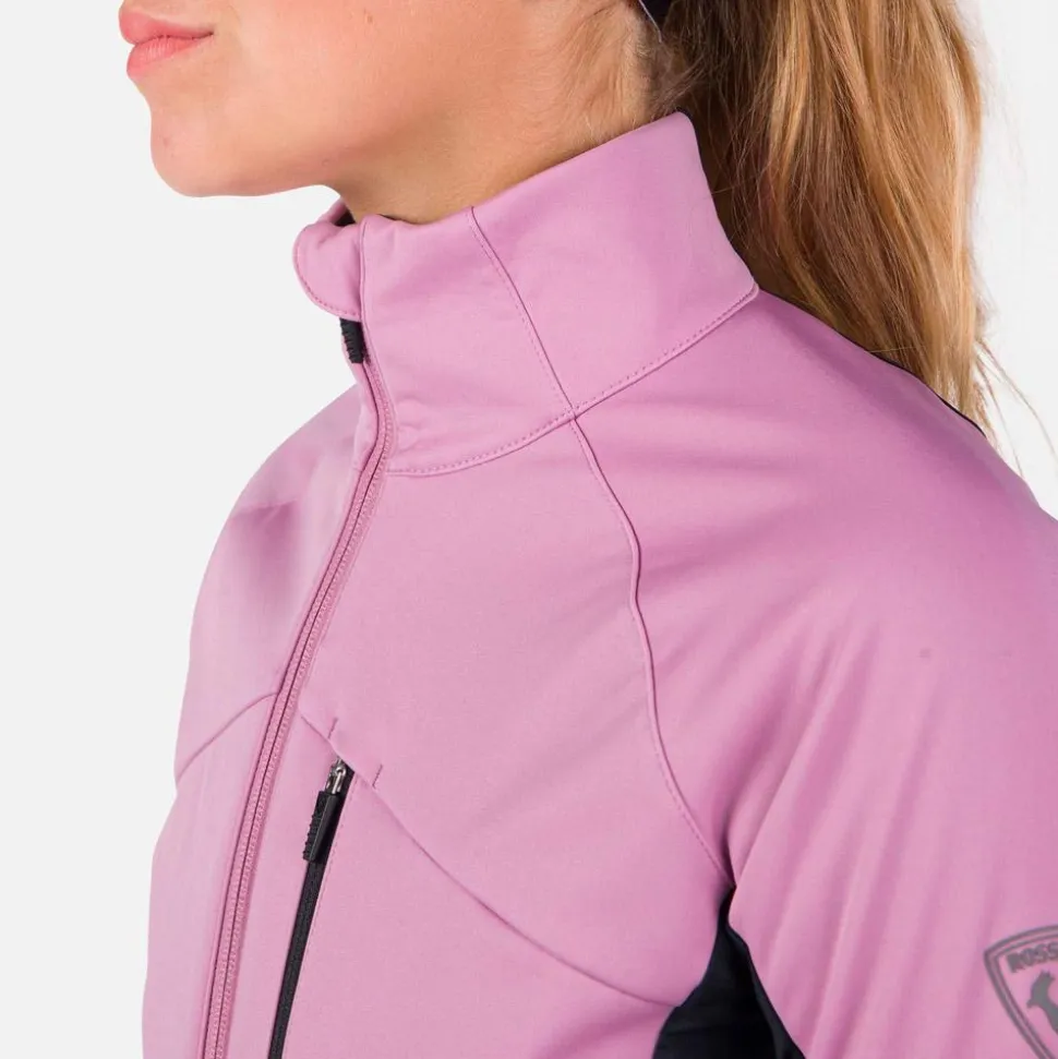 Giacca sci di fondo Rossignol W Genetys Jkt Moonlite Mauve