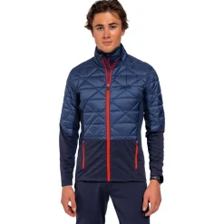 Giacca sci di fondo Swix Infinity Hybrid Insulated Lake Blue Dark Navy