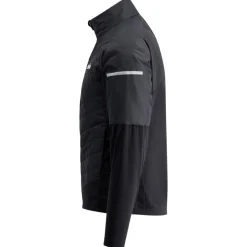 Giacca sci di fondo Swix Nordic Warm Hybrid Jacket M Jet Black