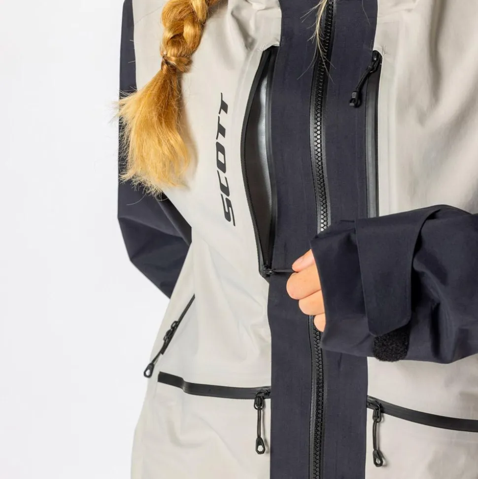 Giacca tecnica Scott M's Jacket Vertic Gore Tex 3 Layer Black Dust White
