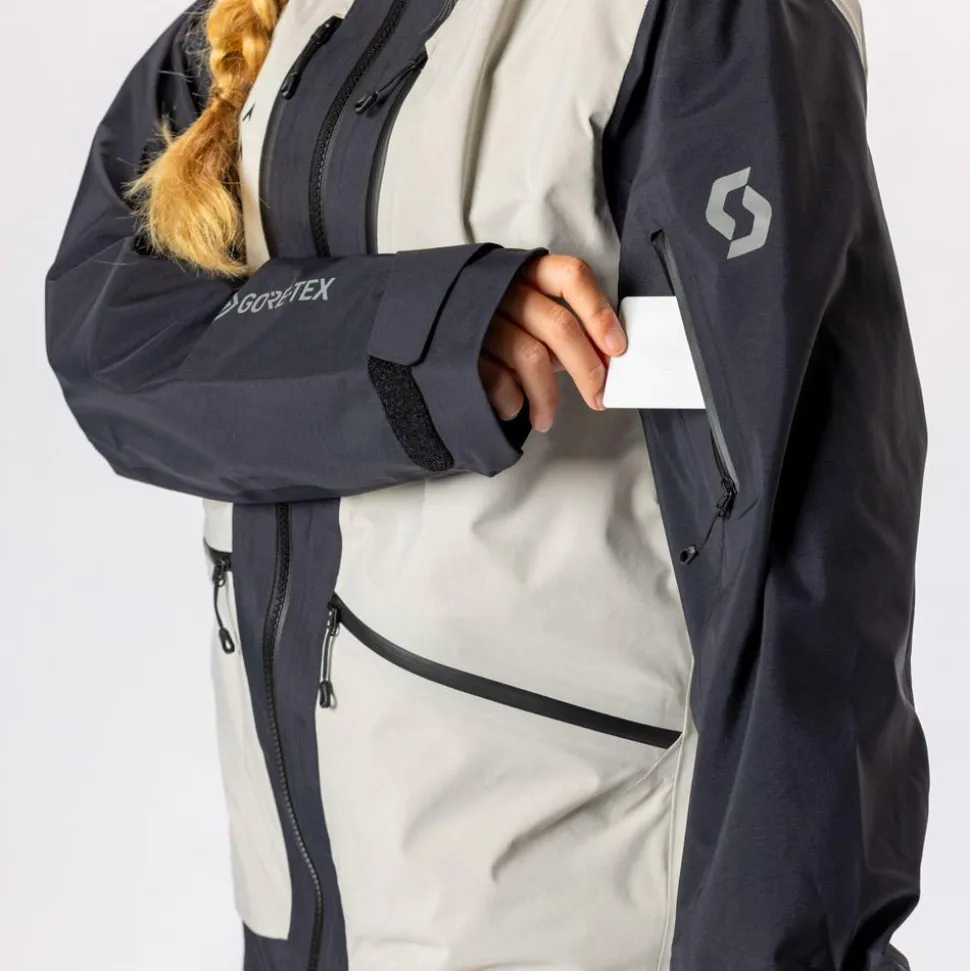 Giacca tecnica Scott M's Jacket Vertic Gore Tex 3 Layer Black Dust White