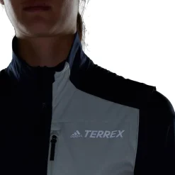 Gilet adidas W Xpr Xc Vst Legend Ink Linen Green