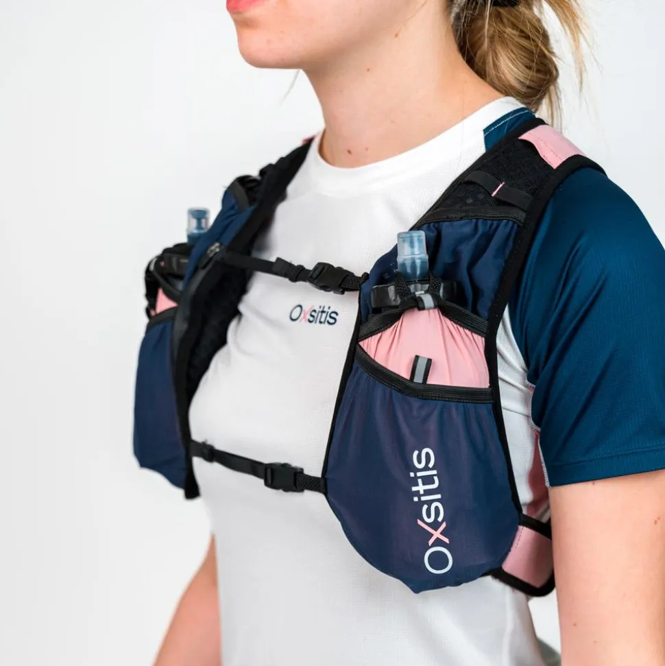 Gilet da trail Oxsitis Gravity 10 Women Blue Pink