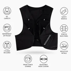 Gilet da trail Rossignol Motion Vest 10L Black
