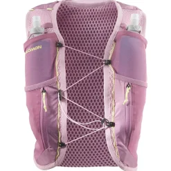 Gilet da trail Salomon Active Skin 12 Women Set Dawn Pink Dusky Orchid Butterly