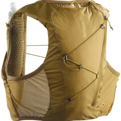 Gilet da trail Salomon Active Skin 4 Set Brillant Olive Willow