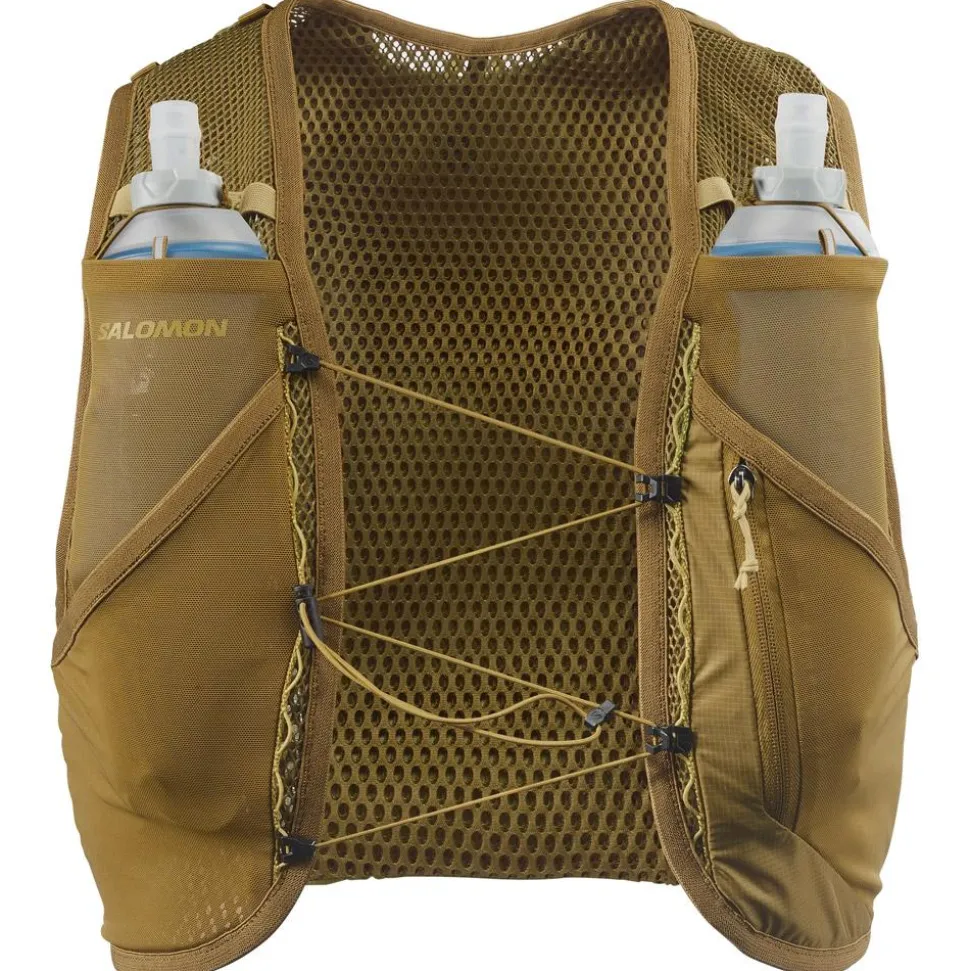 Gilet da trail Salomon Active Skin 4 Set Brillant Olive Willow
