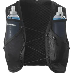 Gilet da trail Salomon Active Skin 8 Set Black Metal