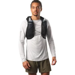 Gilet da trail Salomon Active Skin 8 Set Black Metal