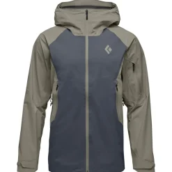 Giubbotto tecnico Black Diamond M Recon Stretch LT Shell Smoke Carbon