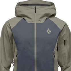 Giubbotto tecnico Black Diamond M Recon Stretch LT Shell Smoke Carbon