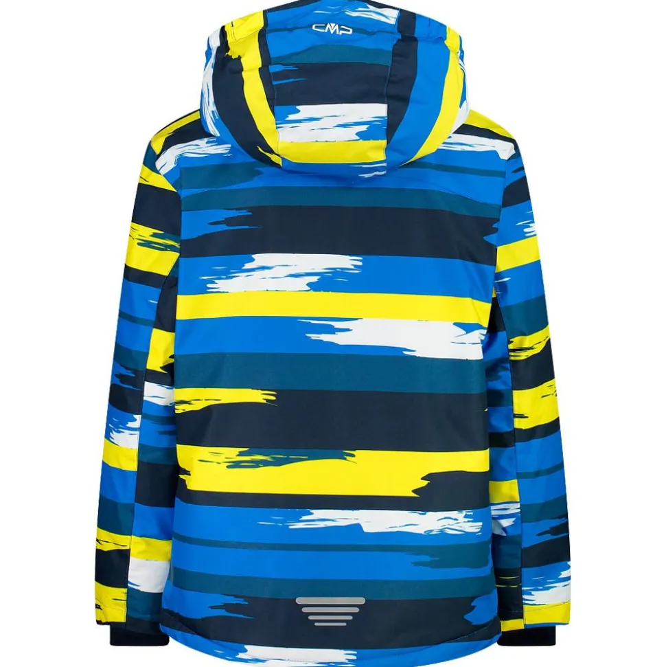 Giubbotto tecnico CMP Kid Jacket Snaps Hood Royal Blue Blue