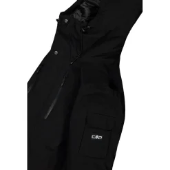 Giubbotto tecnico CMP Man Jacket Fix Hood Nero