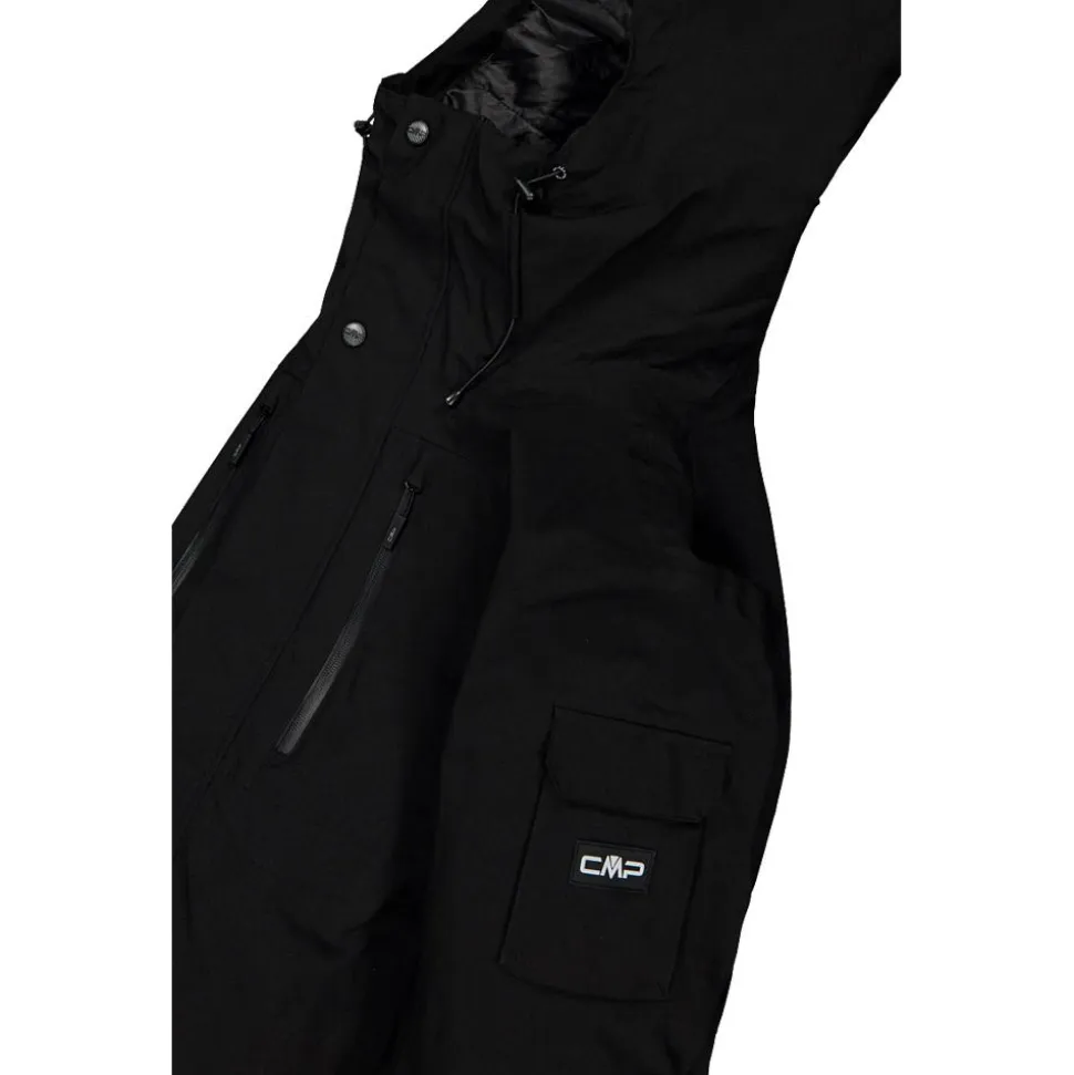 Giubbotto tecnico CMP Man Jacket Fix Hood Nero