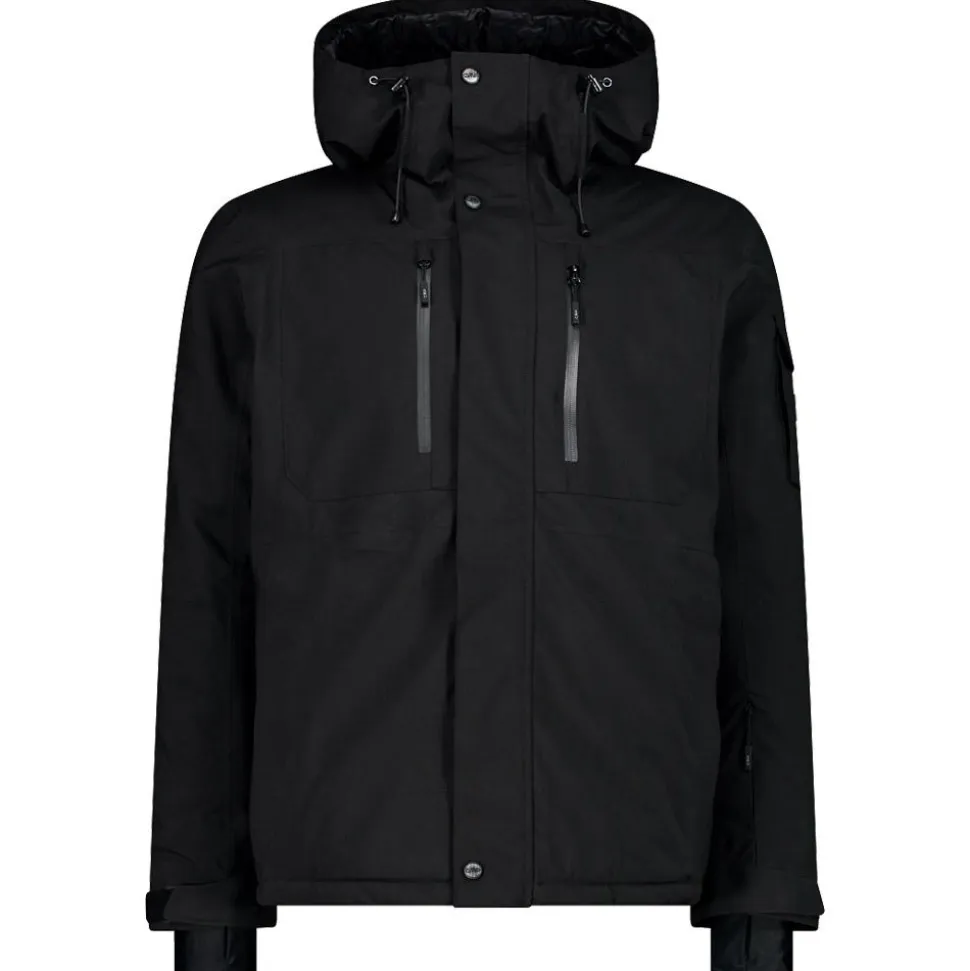 Giubbotto tecnico CMP Man Jacket Fix Hood Nero