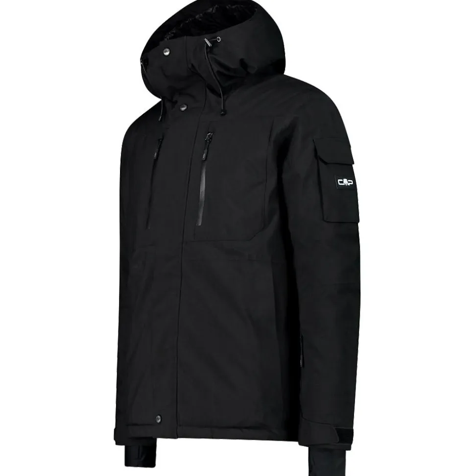 Giubbotto tecnico CMP Man Jacket Fix Hood Nero