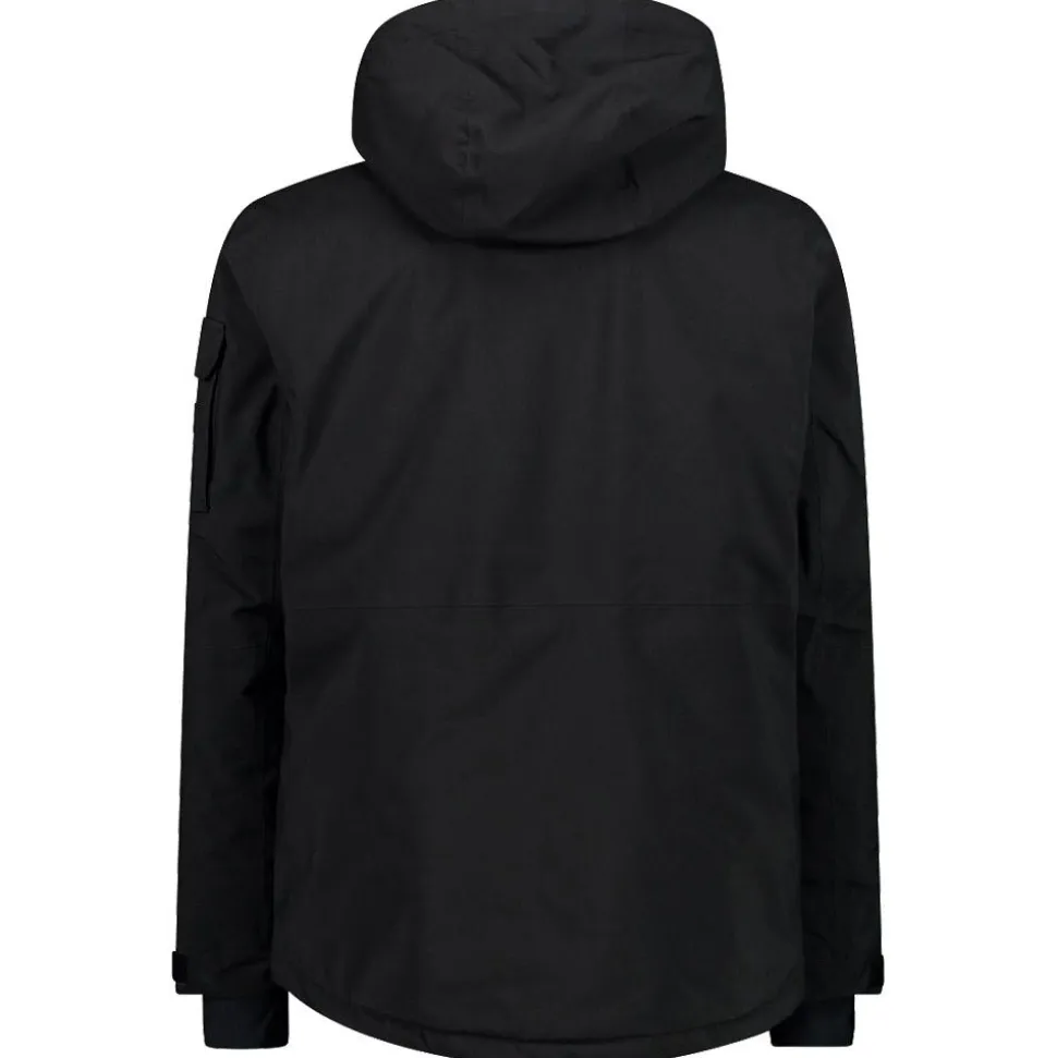 Giubbotto tecnico CMP Man Jacket Fix Hood Nero