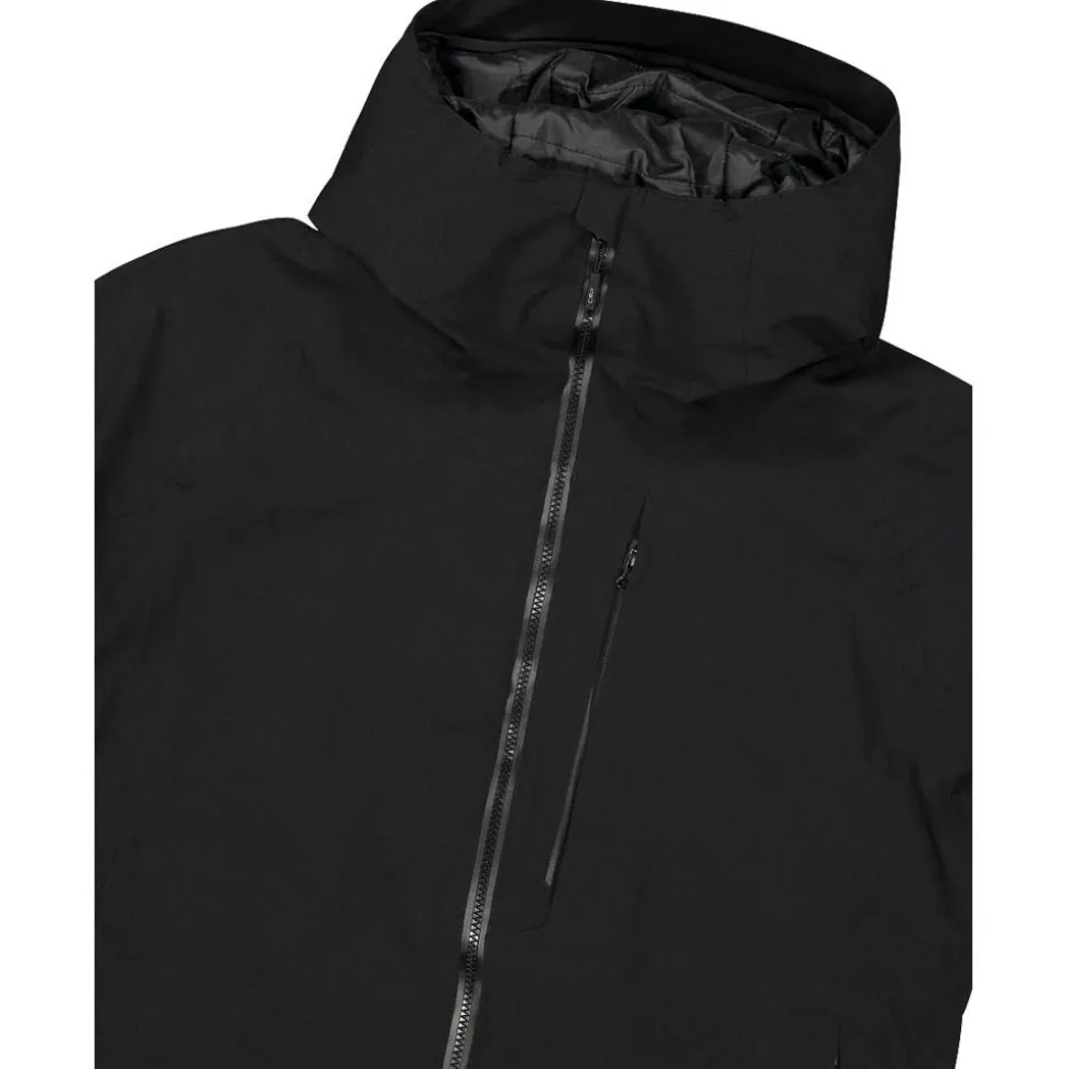Giubbotto tecnico CMP Man Jacket Fix Hood Nero