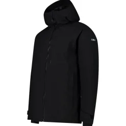 Giubbotto tecnico CMP Man Jacket Fix Hood Nero