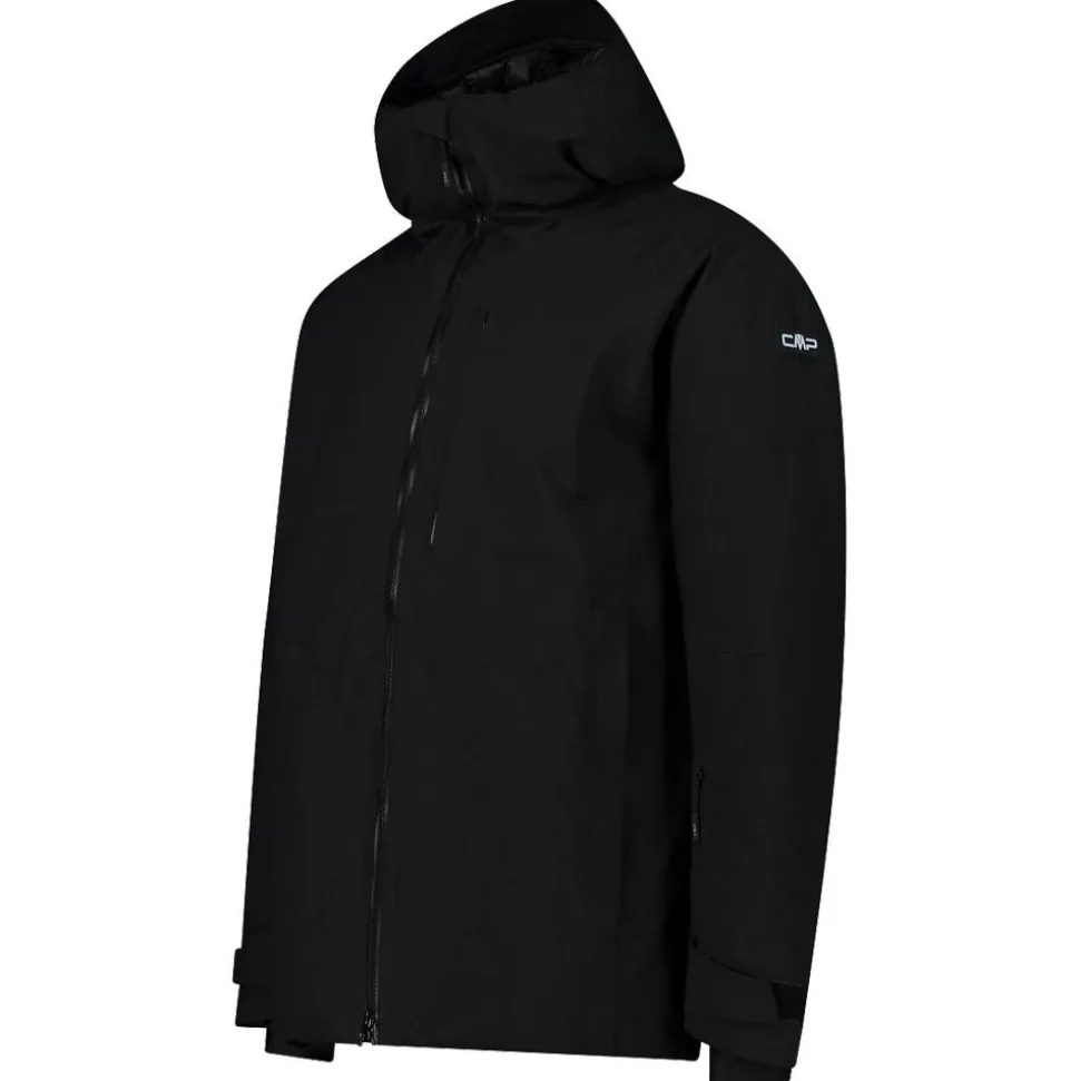 Giubbotto tecnico CMP Man Jacket Fix Hood Nero