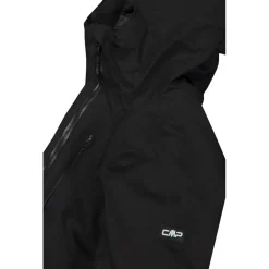 Giubbotto tecnico CMP Man Jacket Fix Hood Nero