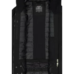 Giubbotto tecnico CMP Man Jacket Fix Hood Nero