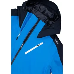 Giubbotto tecnico CMP Man Jacket Fix Hood Royal Blue