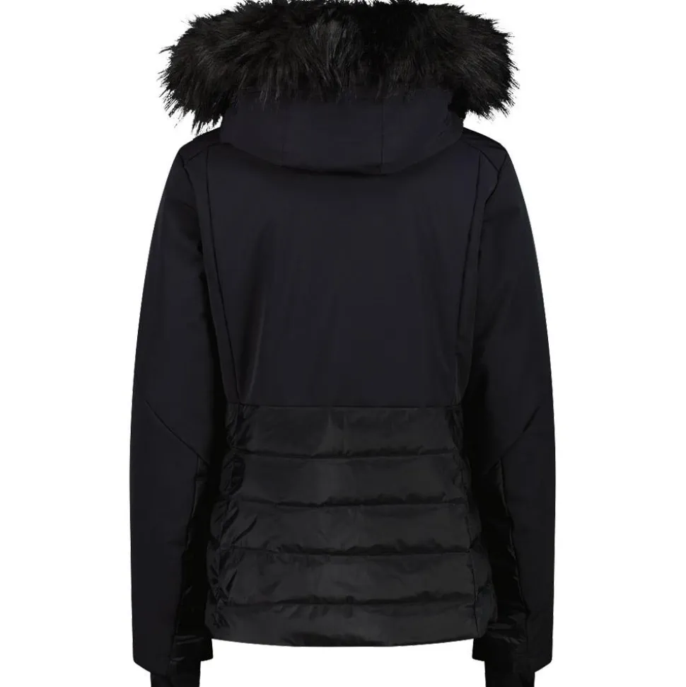Giubbotto tecnico CMP Woman Jacket Zip Hood Nero