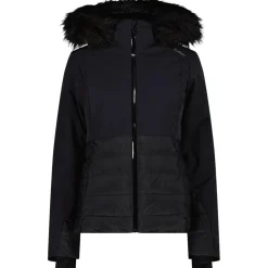 Giubbotto tecnico CMP Woman Jacket Zip Hood Nero