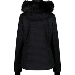 Giubbotto tecnico CMP Woman Jacket Zip Hood Nero