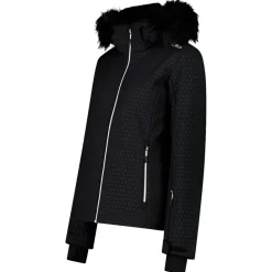 Giubbotto tecnico CMP Woman Jacket Zip Hood Nero