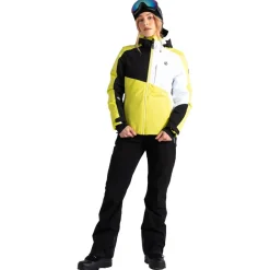 Giubbotto tecnico DARE2B Chute Jacket Yellow Plum Black