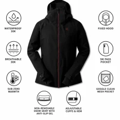 Giubbotto tecnico DARE2B Flurry II Jacket Black