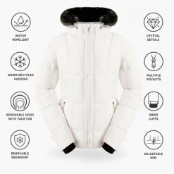 Giubbotto tecnico DARE2B Glamorize VI Jacket Egret