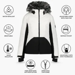 Giubbotto tecnico Icepeak Eveleth Blanc Optique