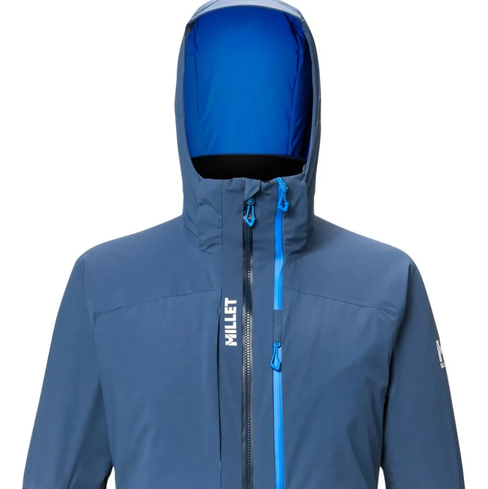 Giubbotto tecnico Millet Grands Montets Pro Jacket M Dark Denim Noir