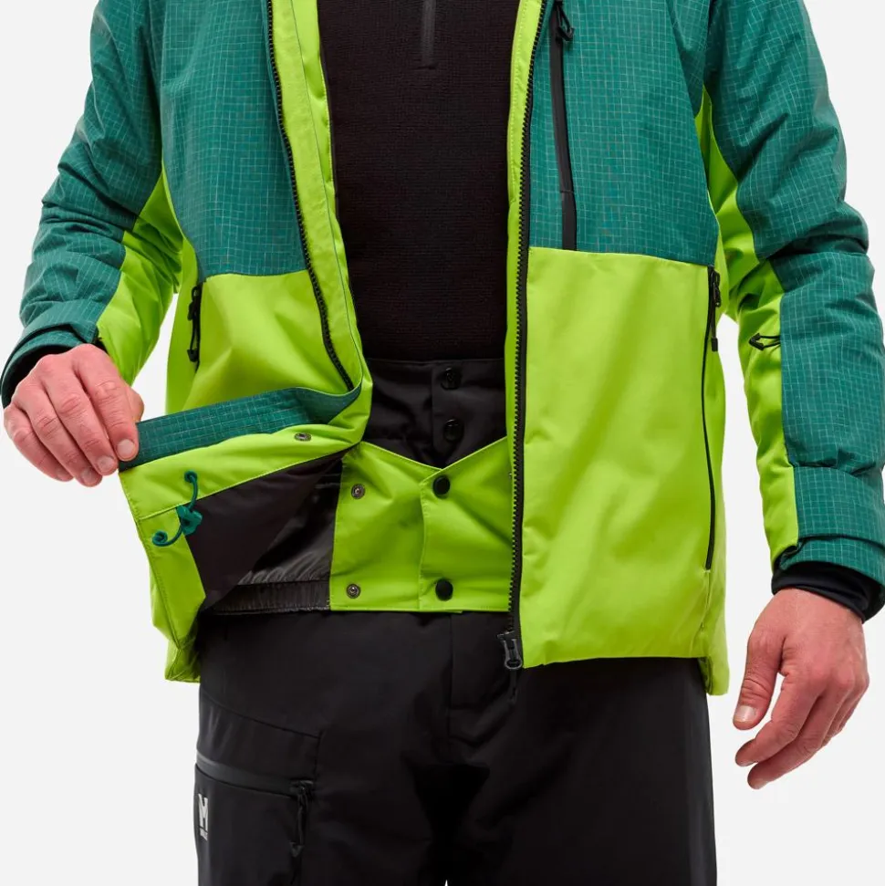 Giubbotto tecnico Millet Grands Montets Peak Jacket M Bottle Macaw Green