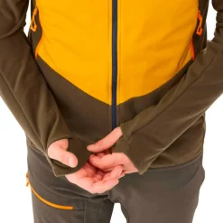 Giubbotto tecnico Millet Rutor Alpha Hoodie M Deep Jungle Safran