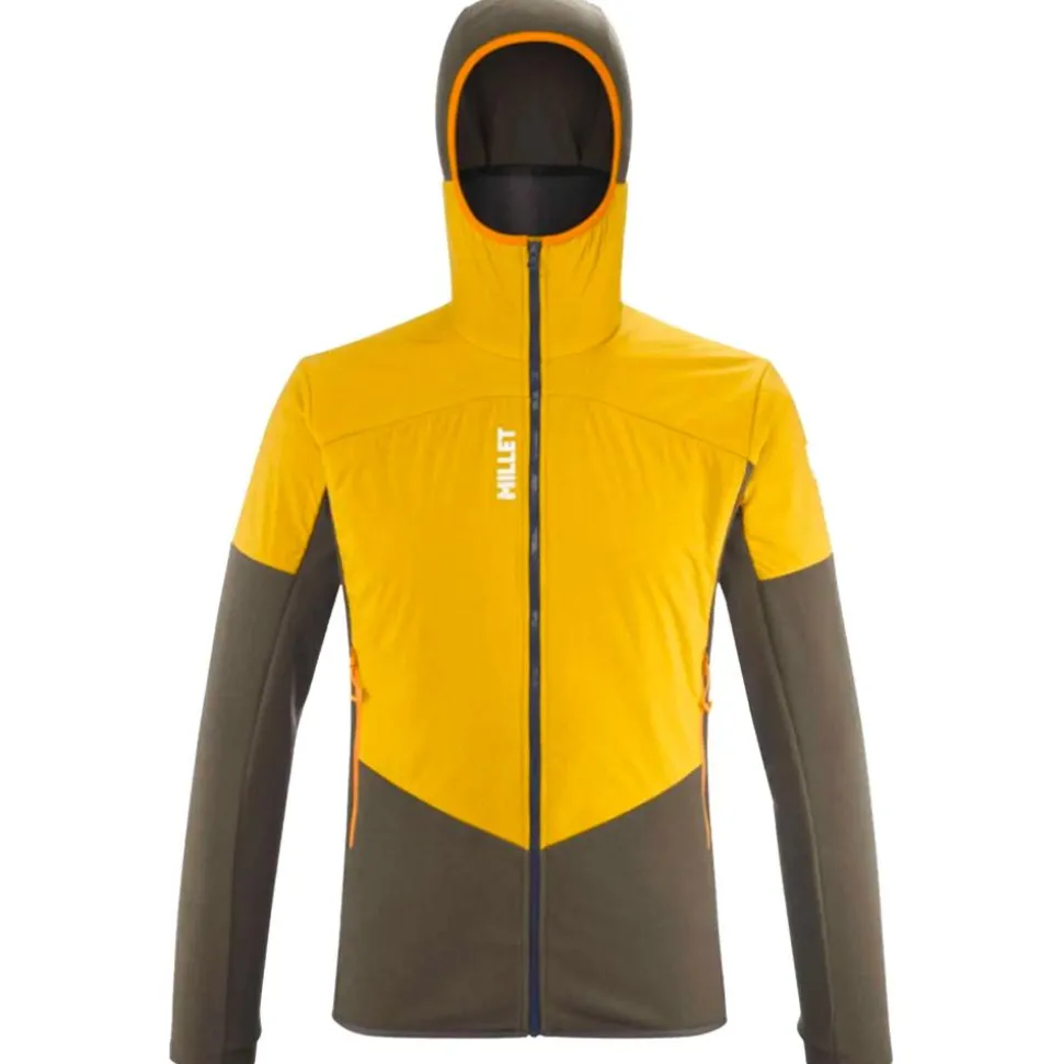 Giubbotto tecnico Millet Rutor Alpha Hoodie M Deep Jungle Safran