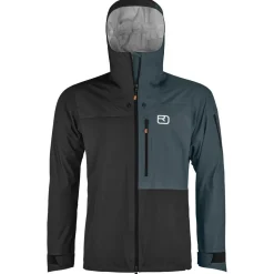 Giubbotto tecnico Ortovox 3L Ortler Jkt M Black Raven
