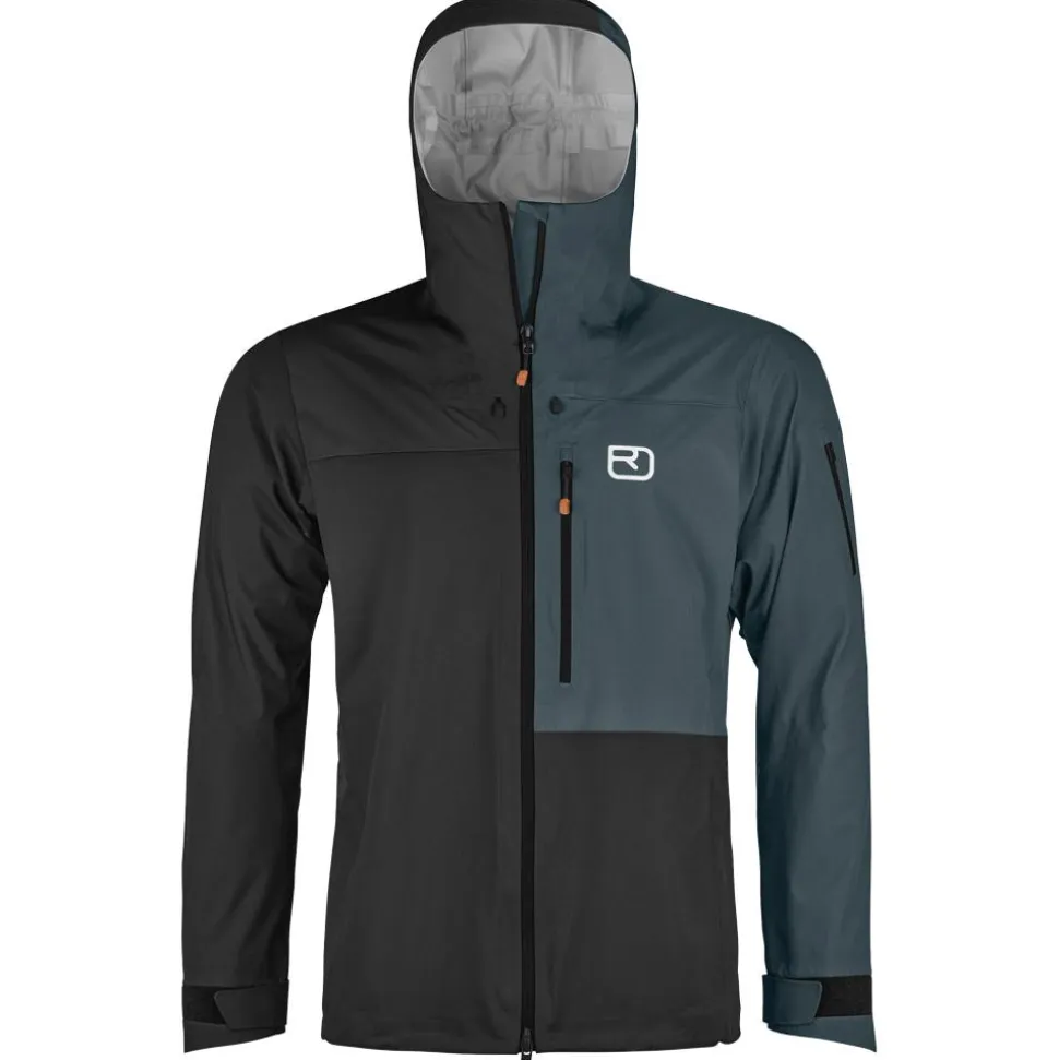 Giubbotto tecnico Ortovox 3L Ortler Jkt M Black Raven