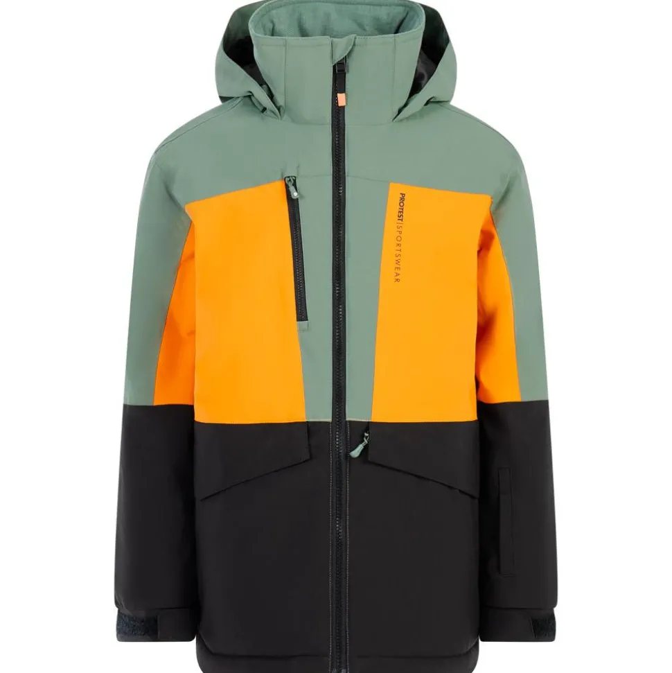 Giubbotto tecnico Protest Prtmilan Junior Snow Jacket Caramel Yellow