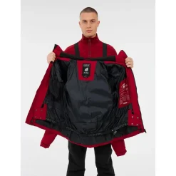 Giubbotto tecnico Protest PrtSuperior Snow Jacket Velvet Red