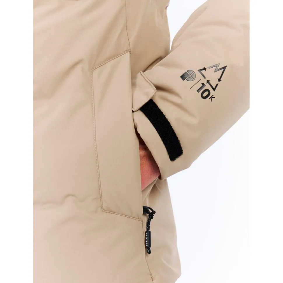 Giubbotto tecnico Protest PrtSuperior Snow Jacket Bamboo Beige
